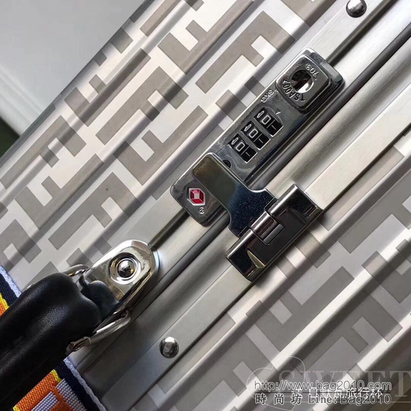 RIMOWA日默瓦 全鋁鎂合金拉箱/拉杆箱 RIMOWA x FENDI 限量版芬迪 日默瓦拉杆箱Classic Flight系列 聯名款  xbt1044